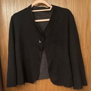 Elegant Reversible Grey/  Black Women's Cardigan